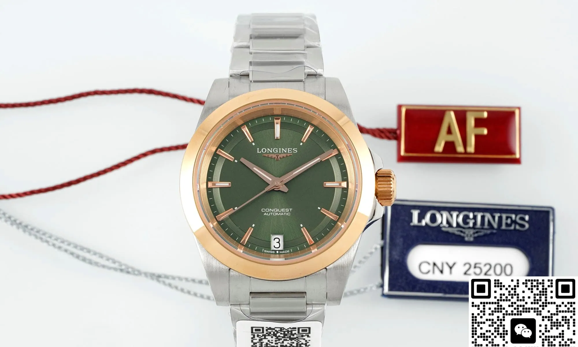 AF Factory Longines Concas L3.430.5.02.6 1:1 Best Edition Replica Watch